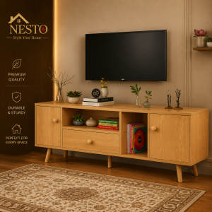 TV Cabinet | Wooden TV Console | TV Stand with Cabinet